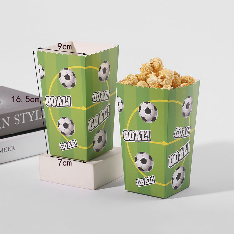 Fodbold popcornboks – flere muligheder