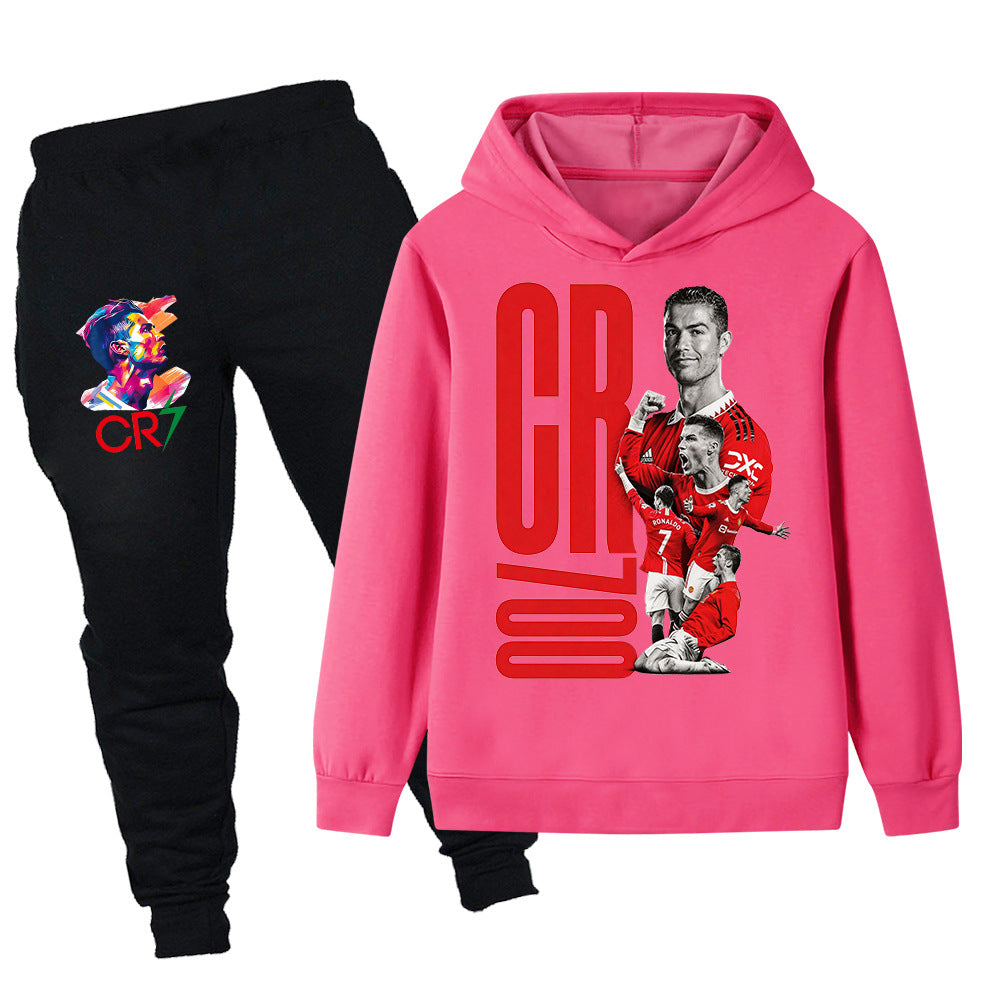 Cristiano Ronaldo Manchester United Kids’ Tracksuit Set – Multiple Colors