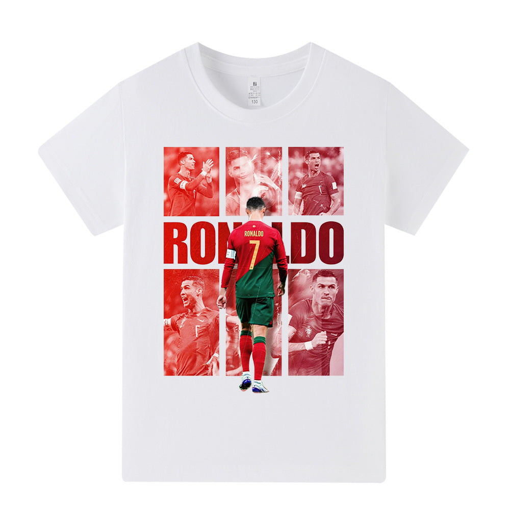 Ronaldo Portugal Style Kids’ Football T-Shirt - Multiple Variants