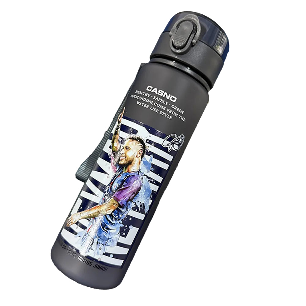 Ronaldo Messi sports frosted water bottle - multiple options