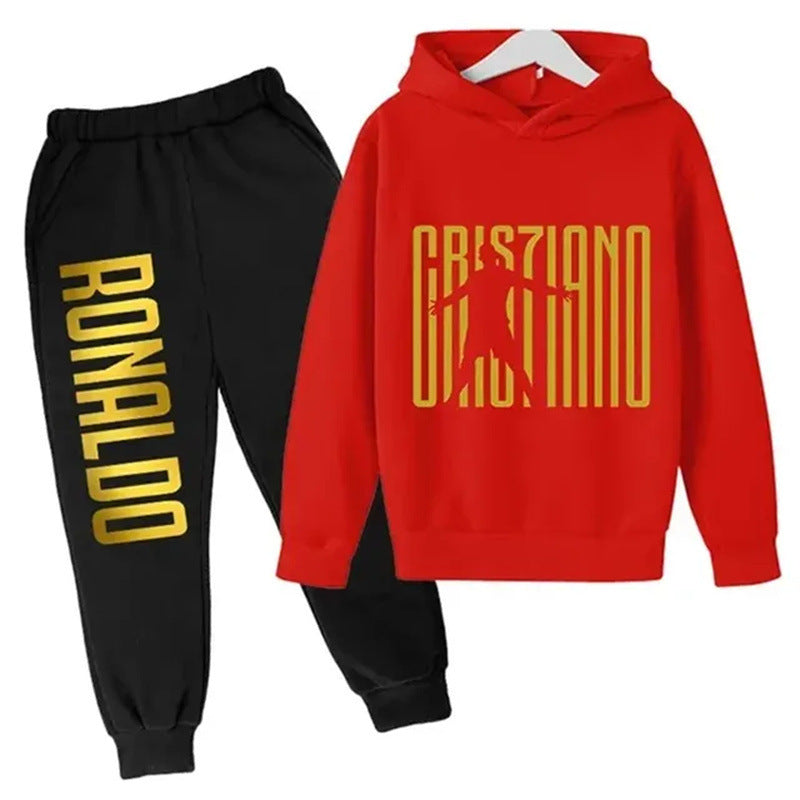 Kids’ Cristiano Ronaldo Tracksuit Set – Multiple Colours