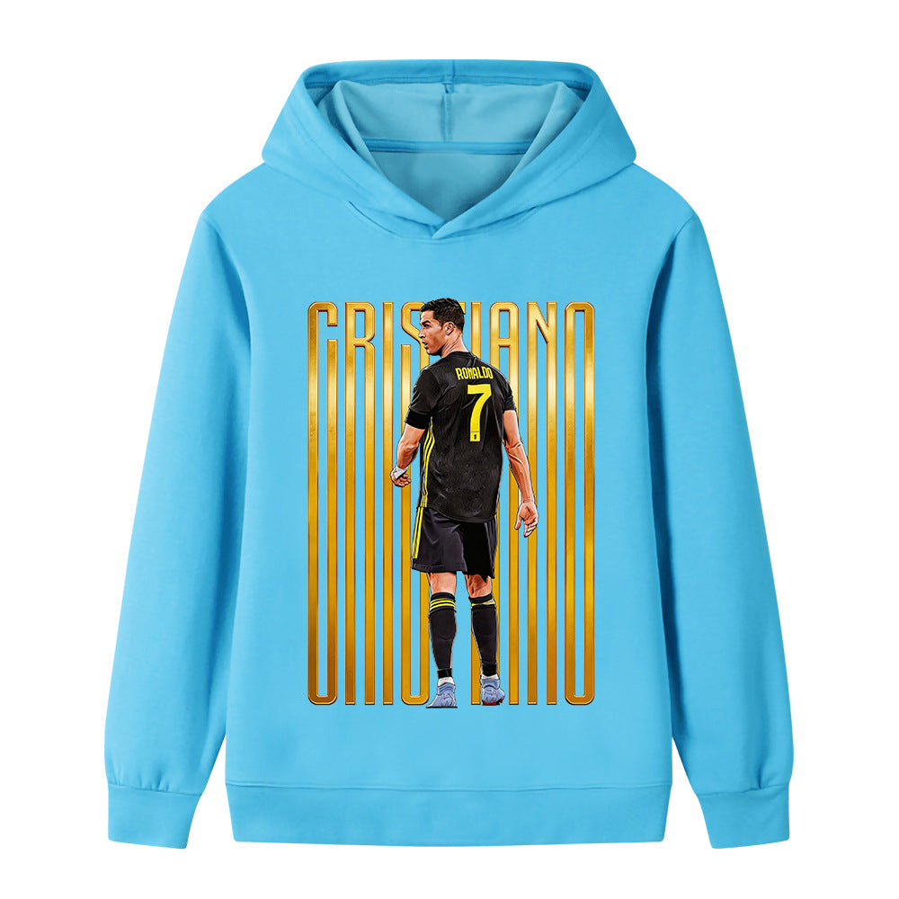 Felpa con cappuccio da calcio per bambini Ronaldo – Varianti multiple