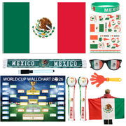 Mexico Fotballfan-kit 2026 – 11-delt festsett