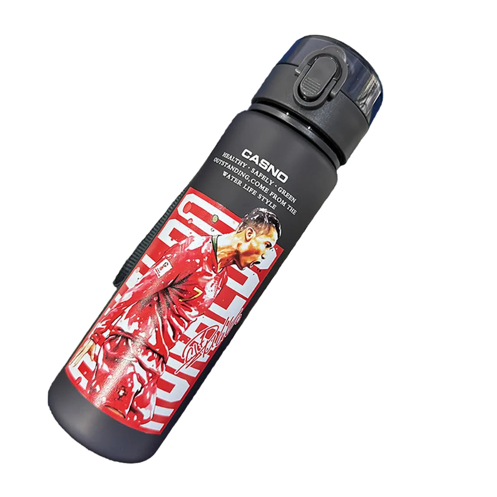 Ronaldo Messi sports frosted water bottle - multiple options