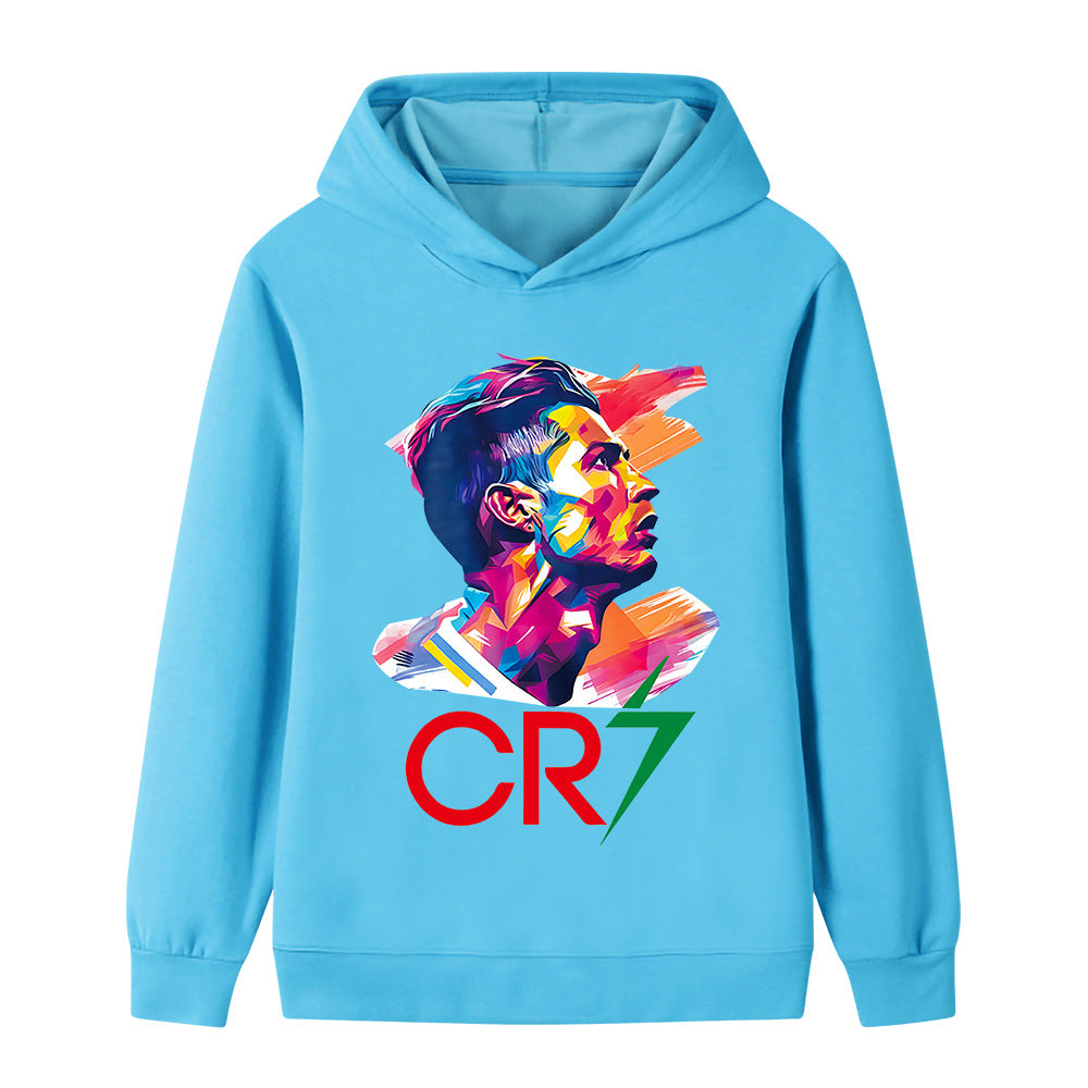 Kids’ Cristiano Ronaldo Football Hoodie – Multiple Variants