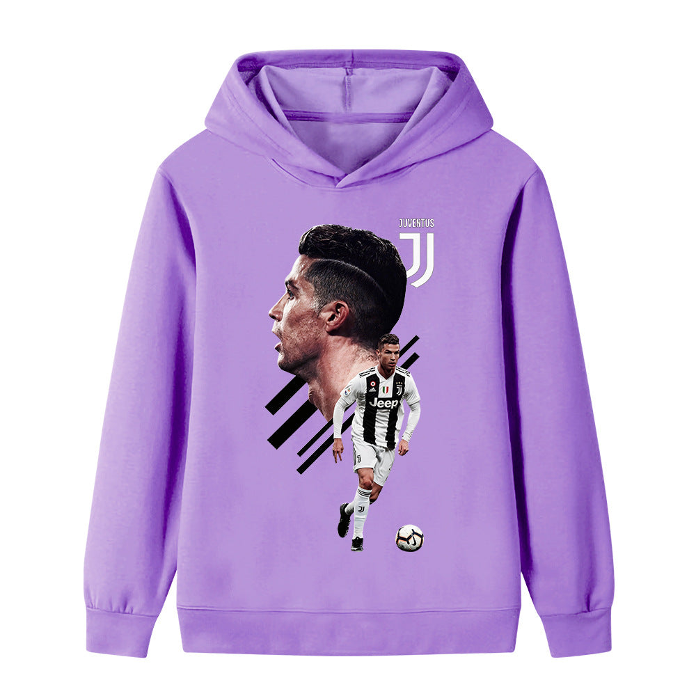 Ronaldo Juventus Design Kids’ Football Hoodie - Multiple Variants