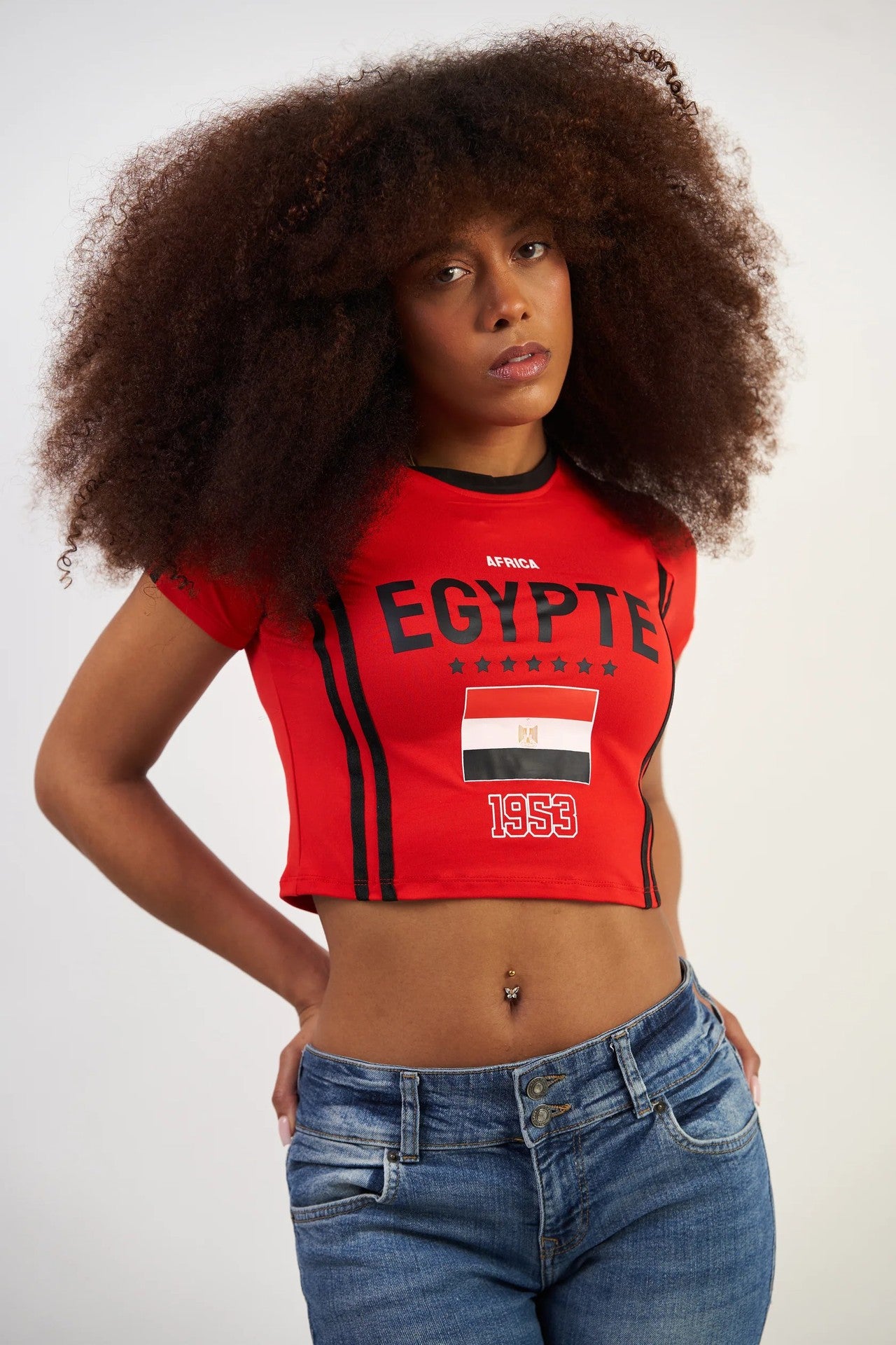 Egypt 1953 Vintage Crop Tee