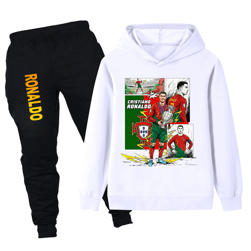 Cristiano Ronaldo Portugal Design Kids’ Tracksuit Set – Multiple Colors
