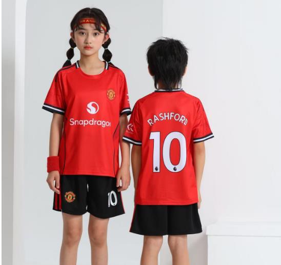 Kinder voetbalshirt en korte broek set – Rashford
