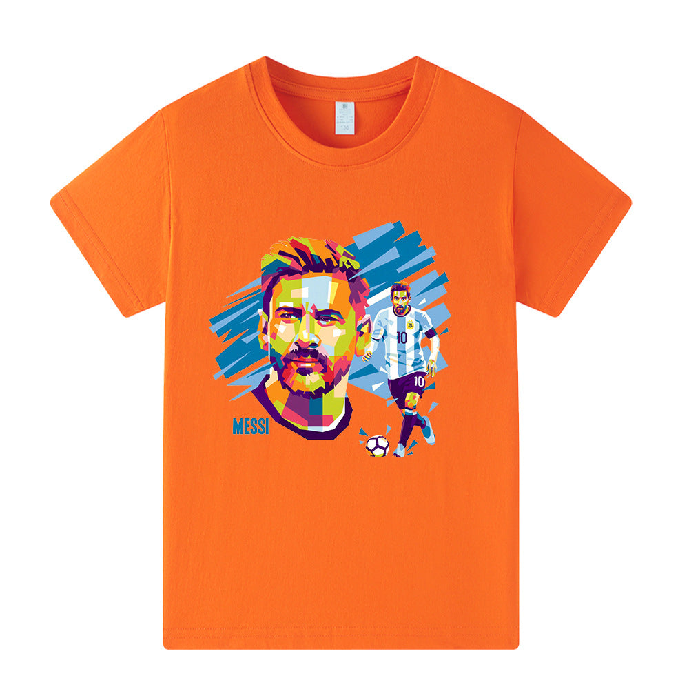 Maglietta da calcio per bambini con design Lionel Messi – Varianti multiple