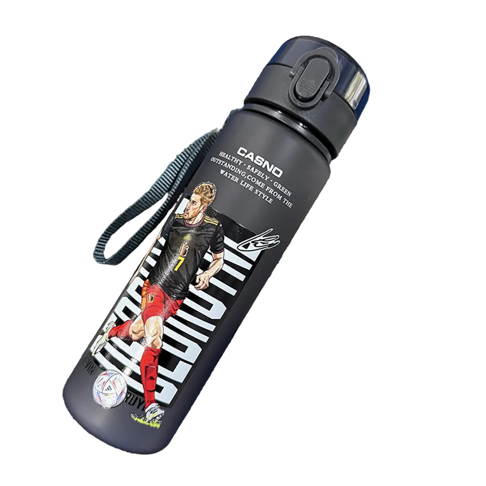 Ronaldo Messi sports frosted water bottle - multiple options