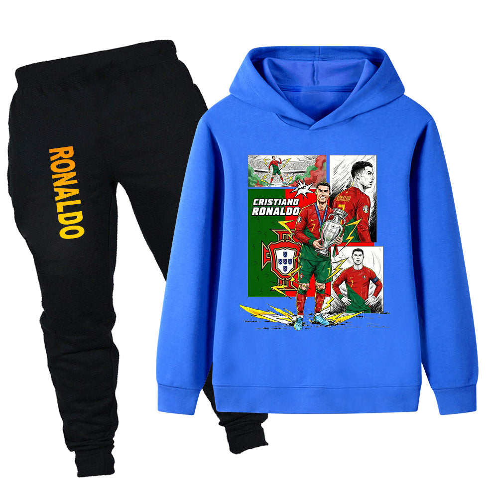 Cristiano Ronaldo Portugal Design Kids’ Tracksuit Set – Multiple Colors