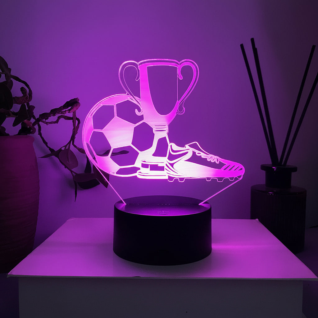 Football 3D Illusion LED Lamp