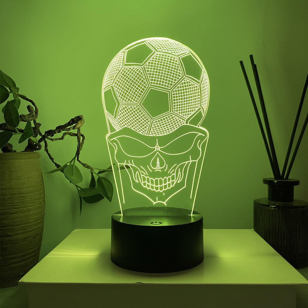 3D Illusion Football LED Lamp