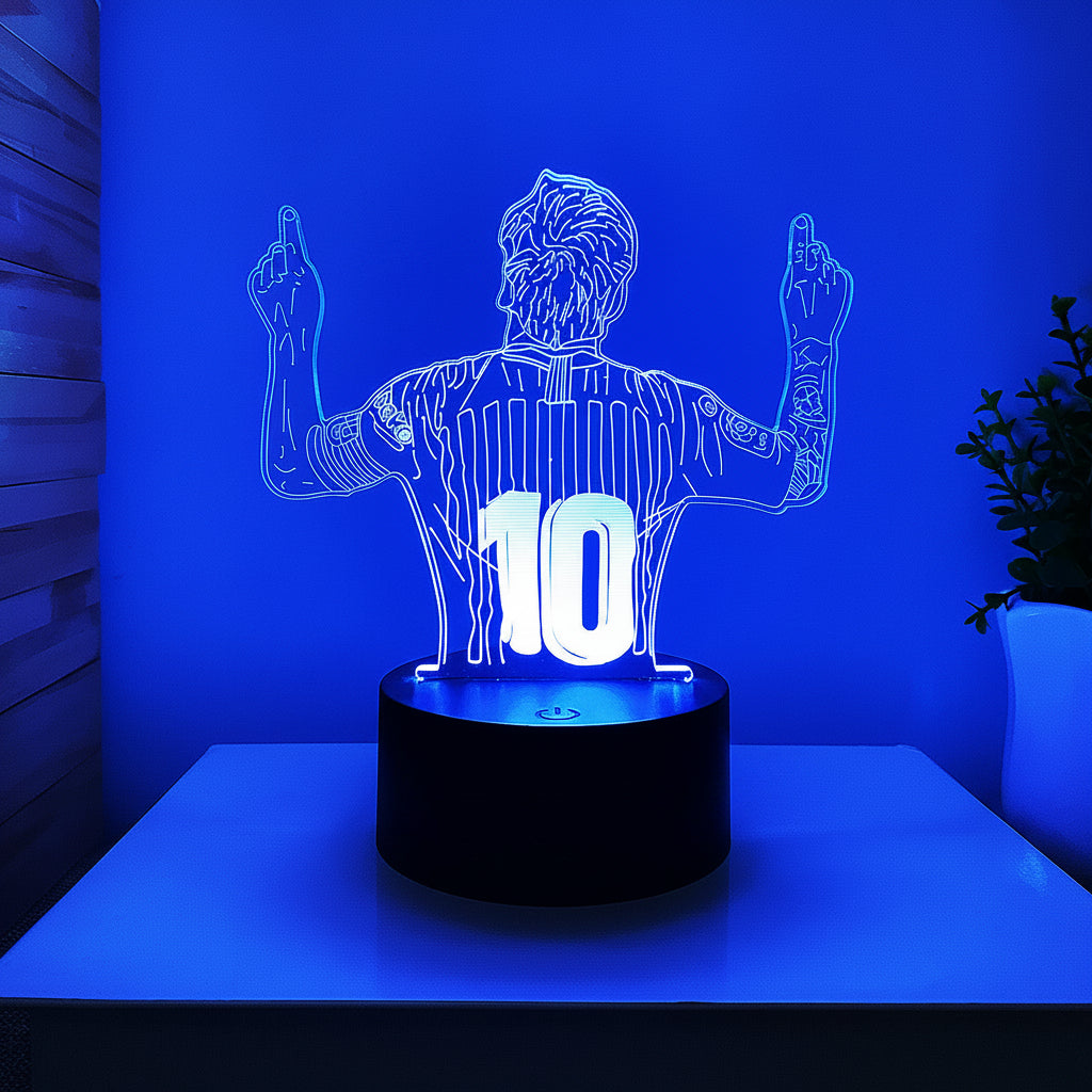 Messi 3D Illusion Lamp – Multiple Variants