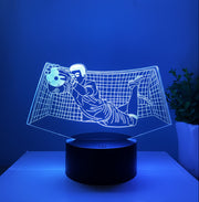 Fußball-Torwart 3D-Illusions-LED-Lampe