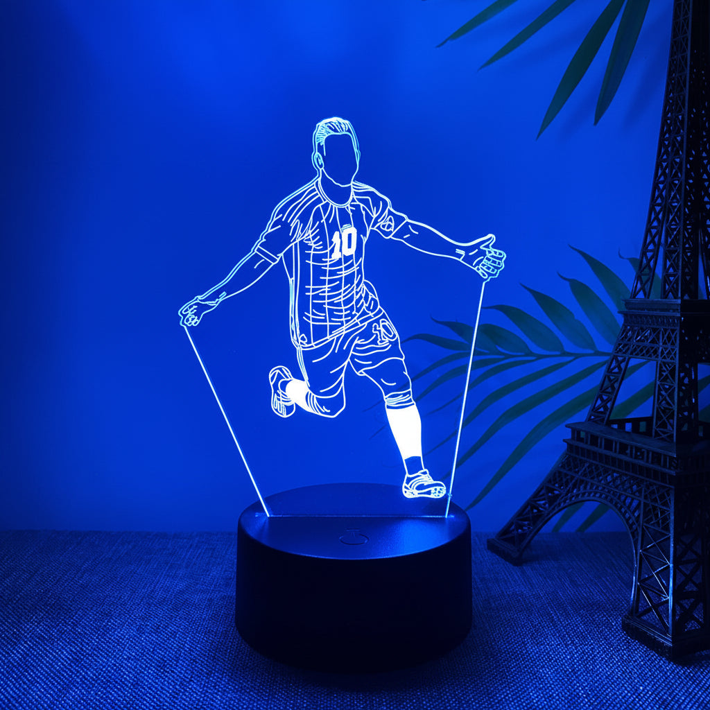 Lionel Messi 3D Illusion LED Lamp – Multiple Variants