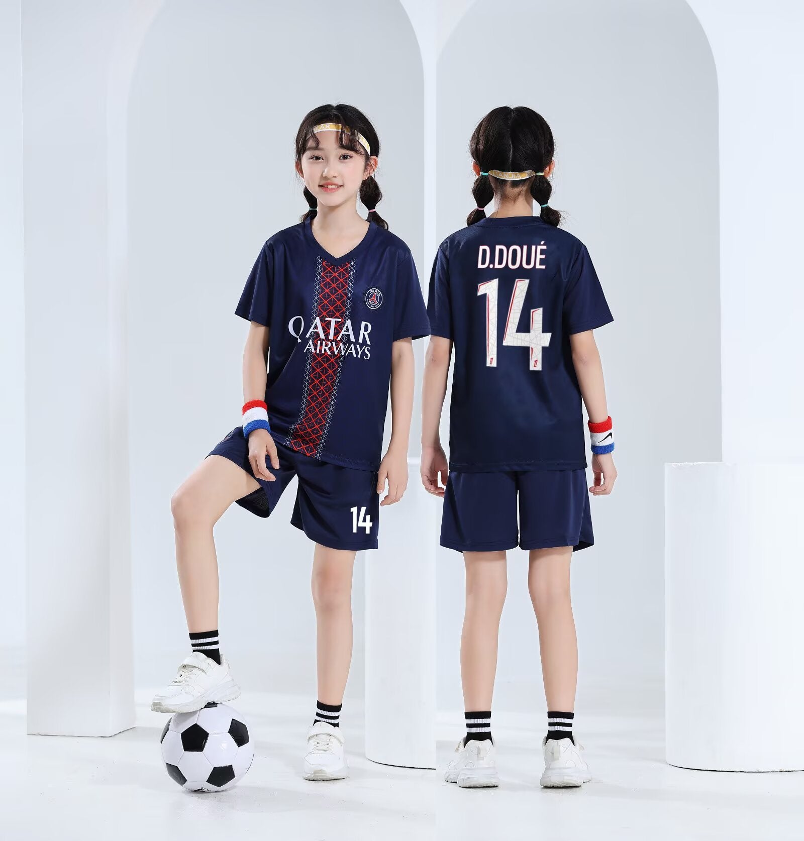 Kids’ Football Jersey & Shorts Set – Doué