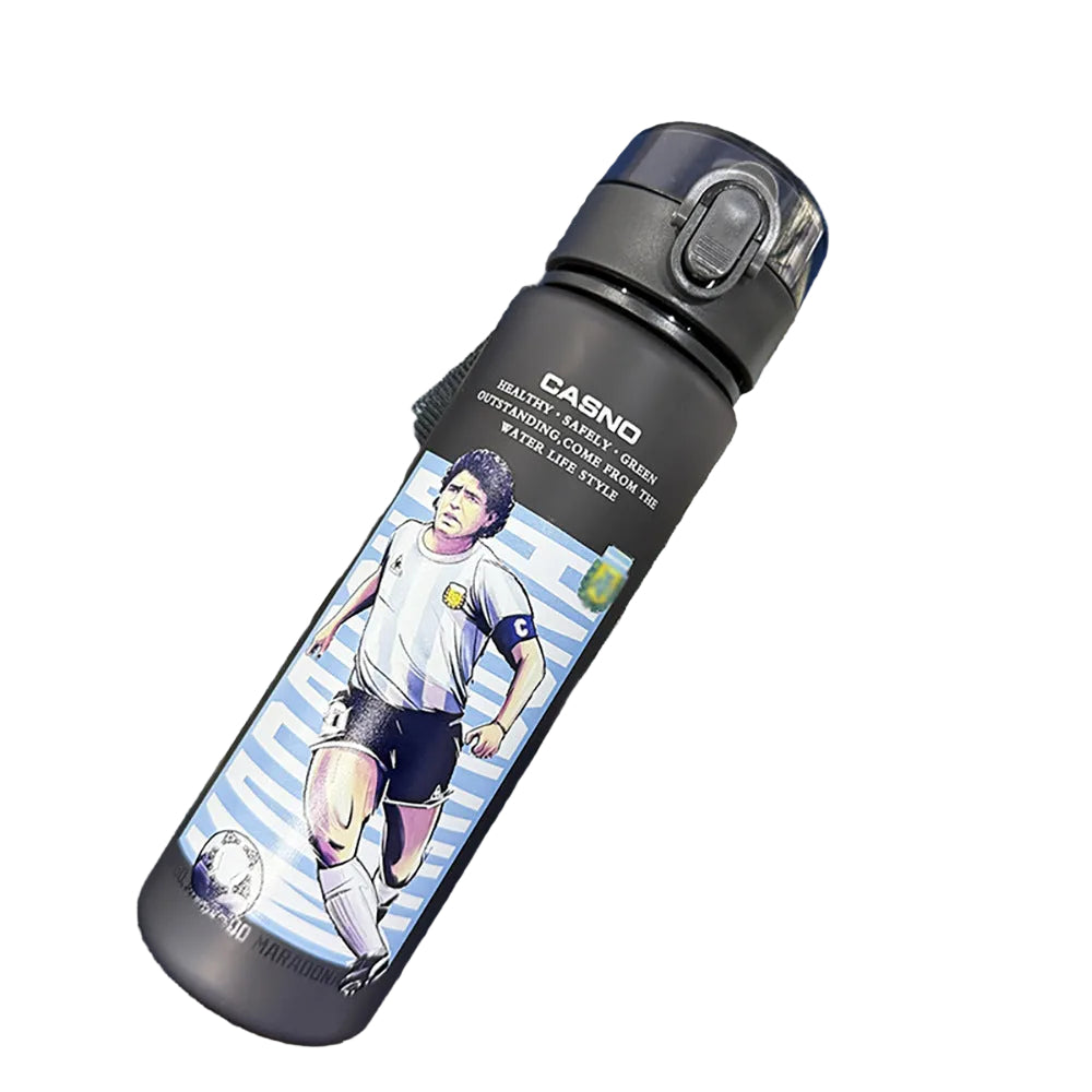 Ronaldo Messi sports frosted water bottle - multiple options
