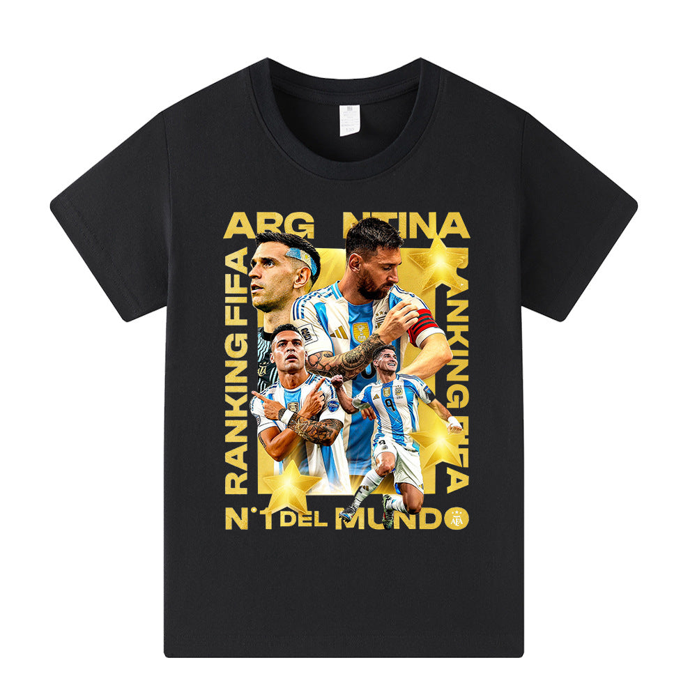 Maglietta stile calcio per bambini Lionel Messi Argentina - Varianti multiple