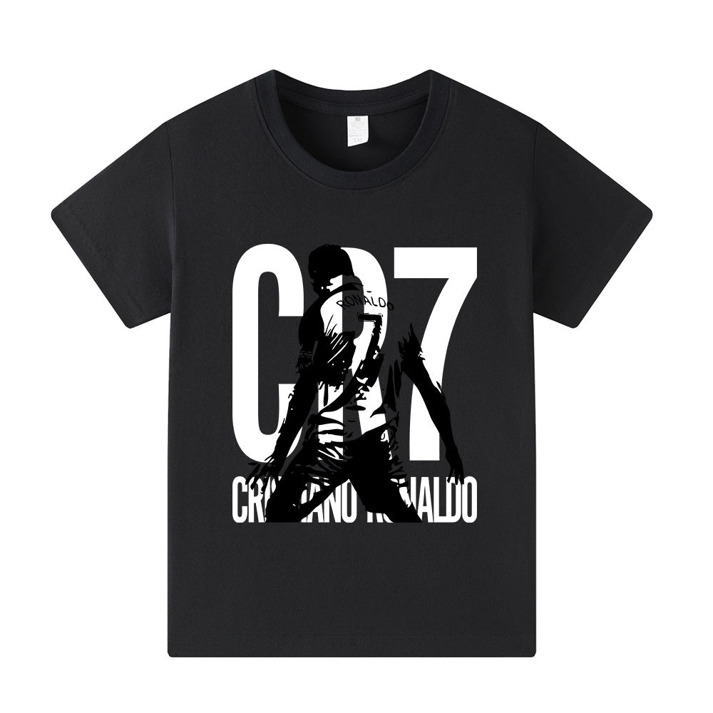 Maglietta da calcio per bambini con design Cristiano Ronaldo – Varianti multiple