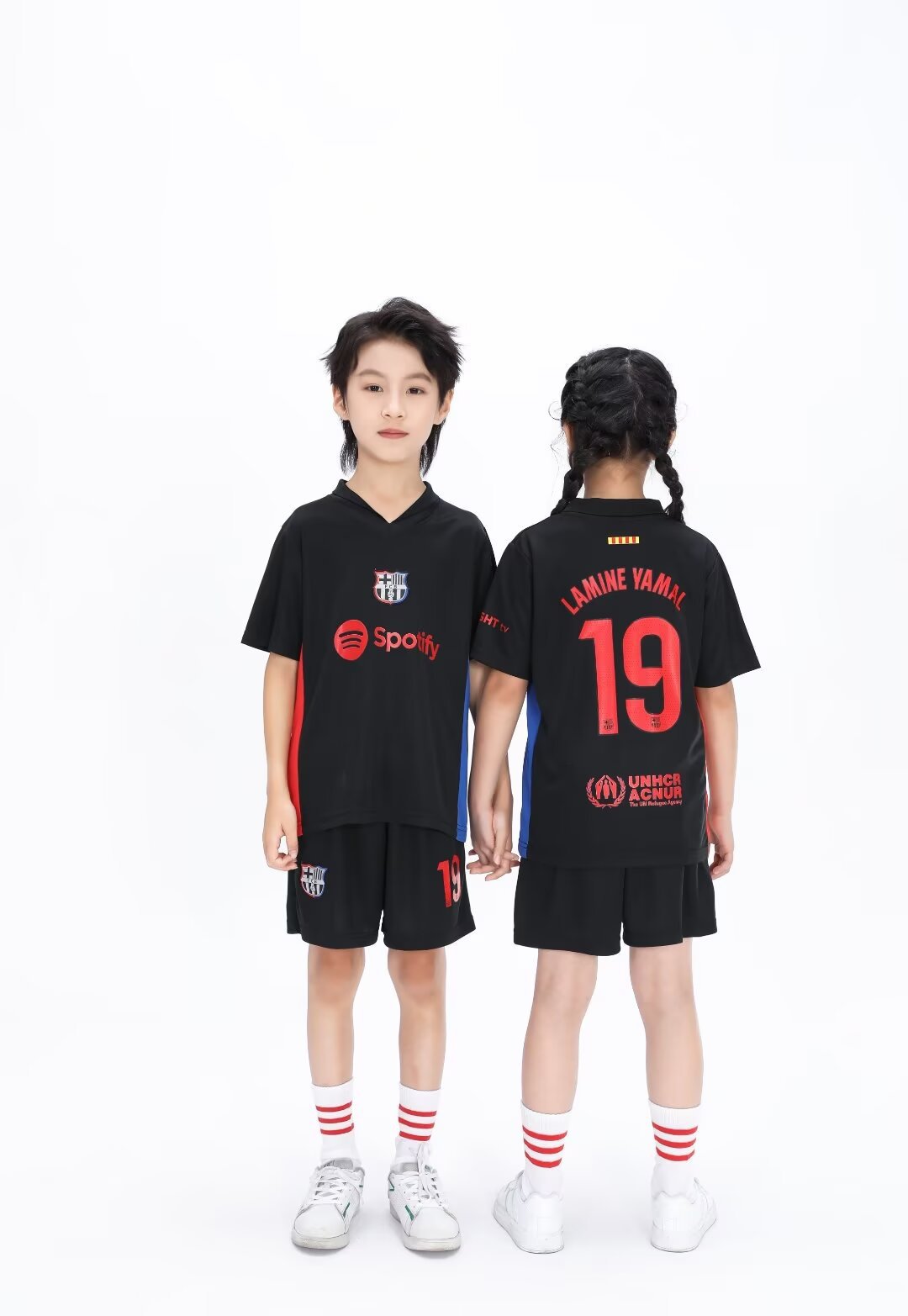 Set maglia e pantaloncini da calcio per bambini Barcelona – Lamine Yamal