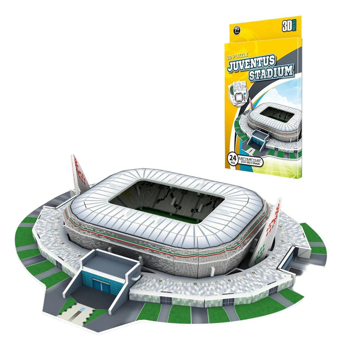 Modello Puzzle Stadio di Calcio di Carta 3D - Stadio Juventus
