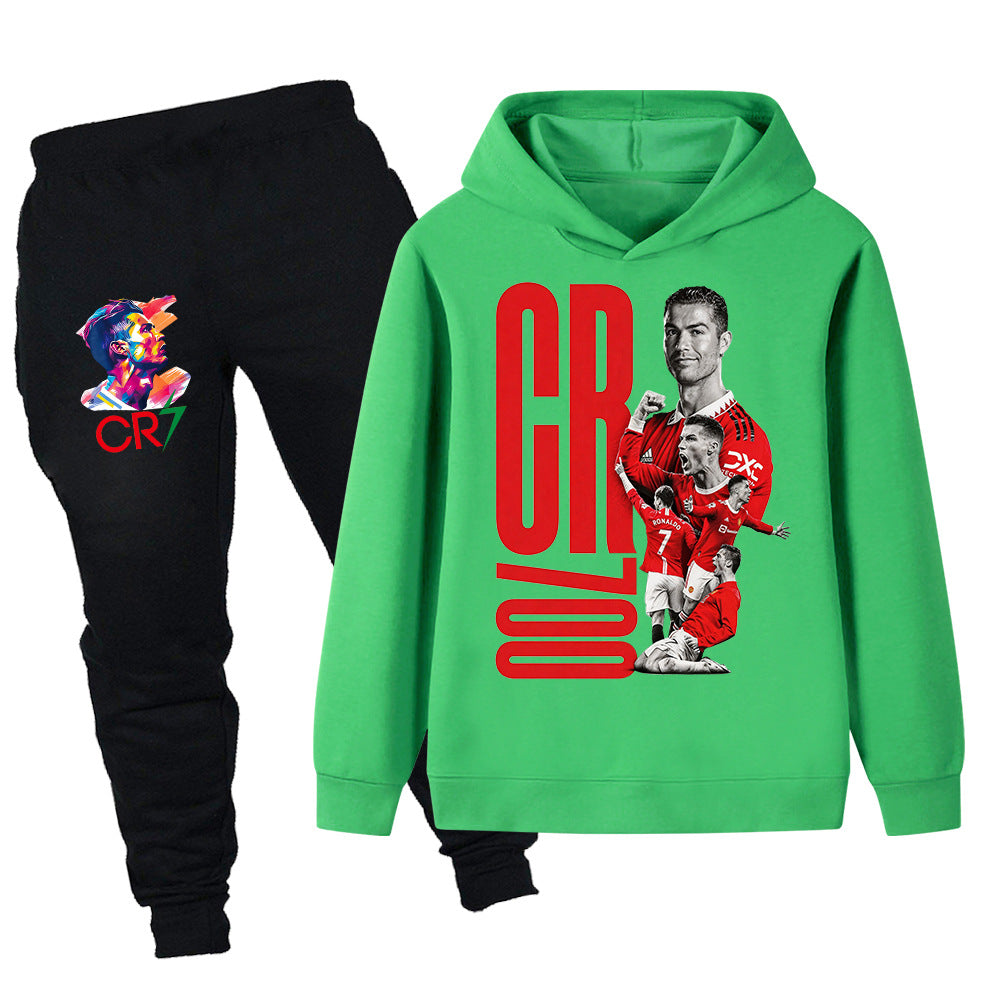 Cristiano Ronaldo Manchester United Kids’ Tracksuit Set – Multiple Colors