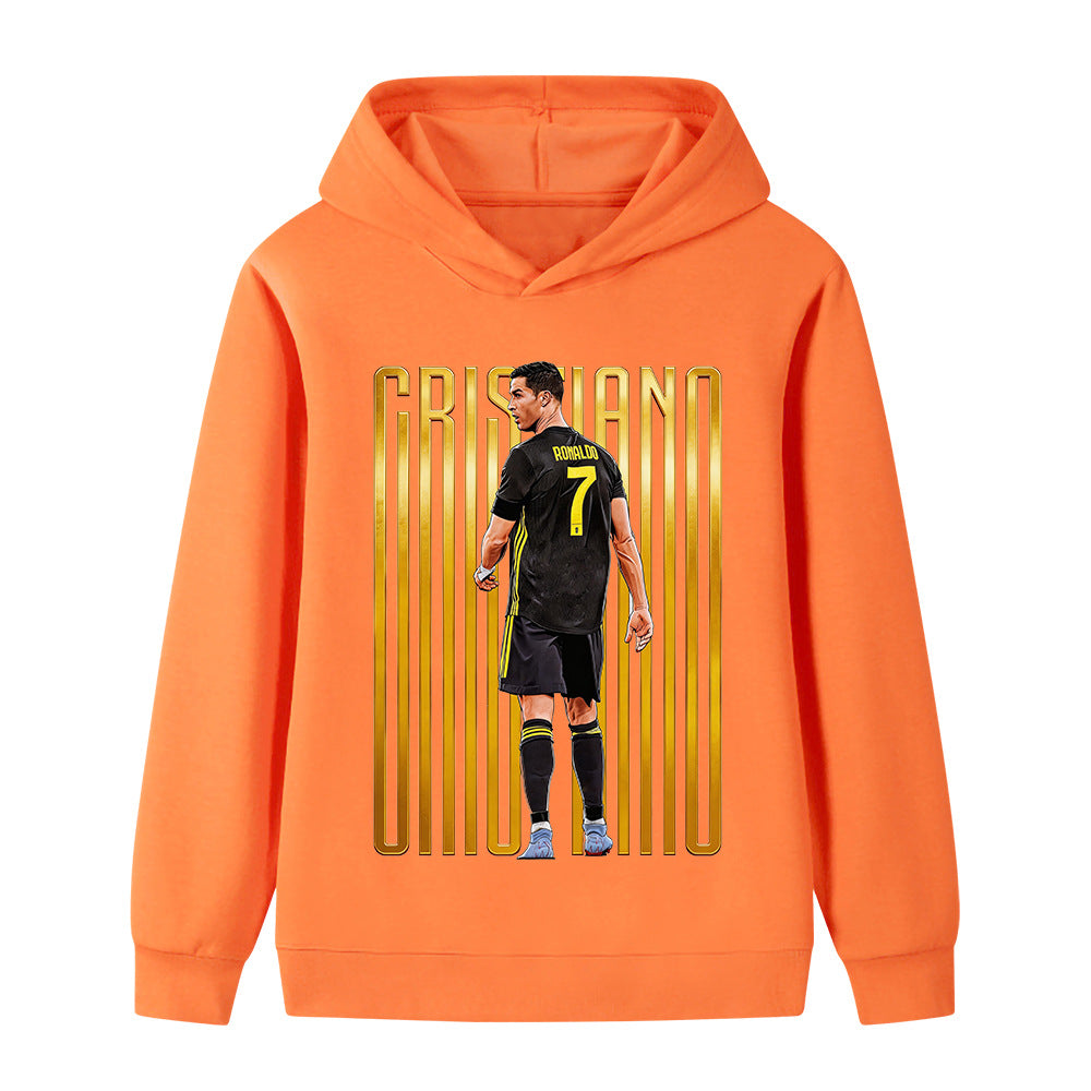 Felpa con cappuccio da calcio per bambini Ronaldo – Varianti multiple
