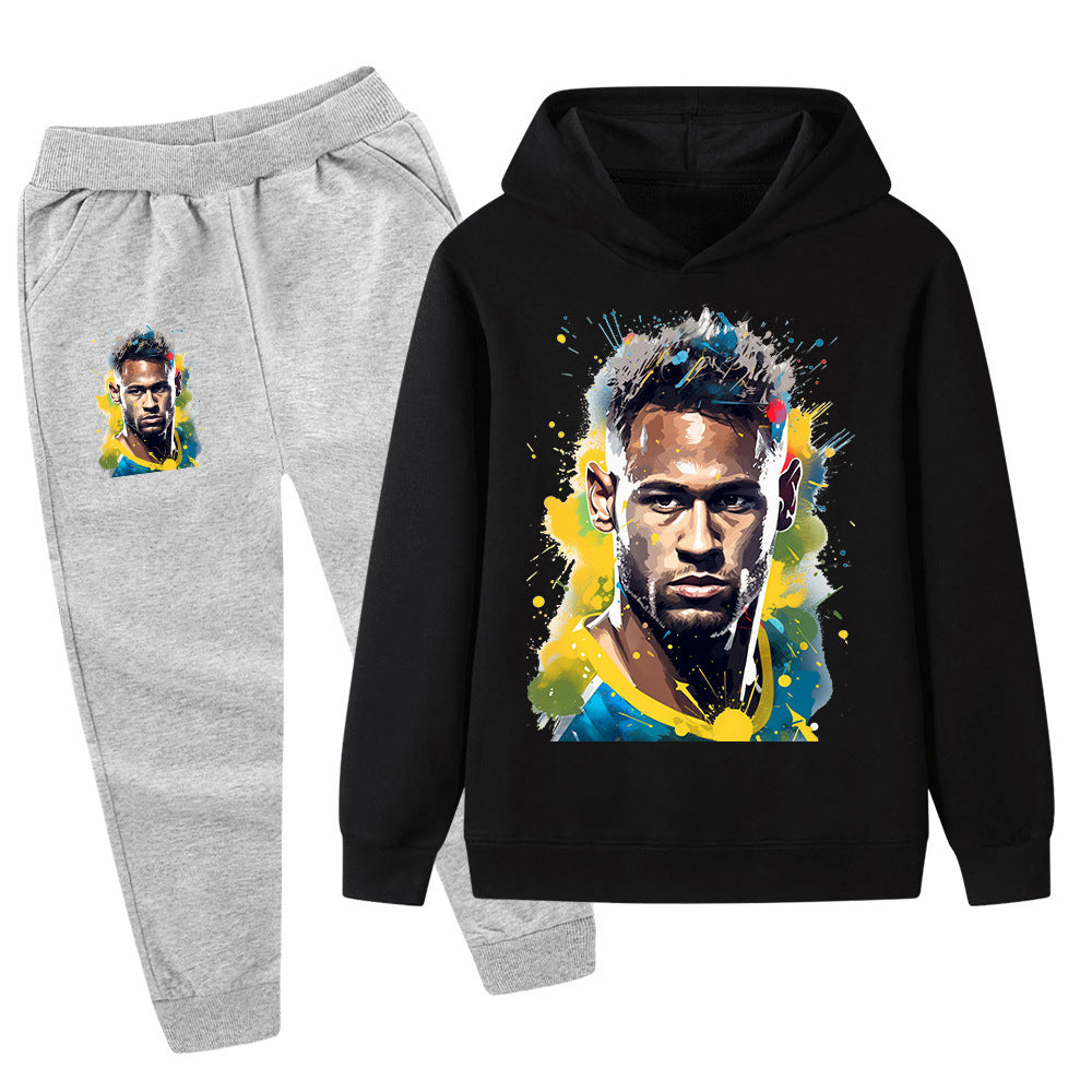 Neymar Design Kids’ Tracksuit Set – Multiple Colors