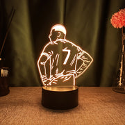 Mbappe 3D Illusion Lamp – Multiple Variants