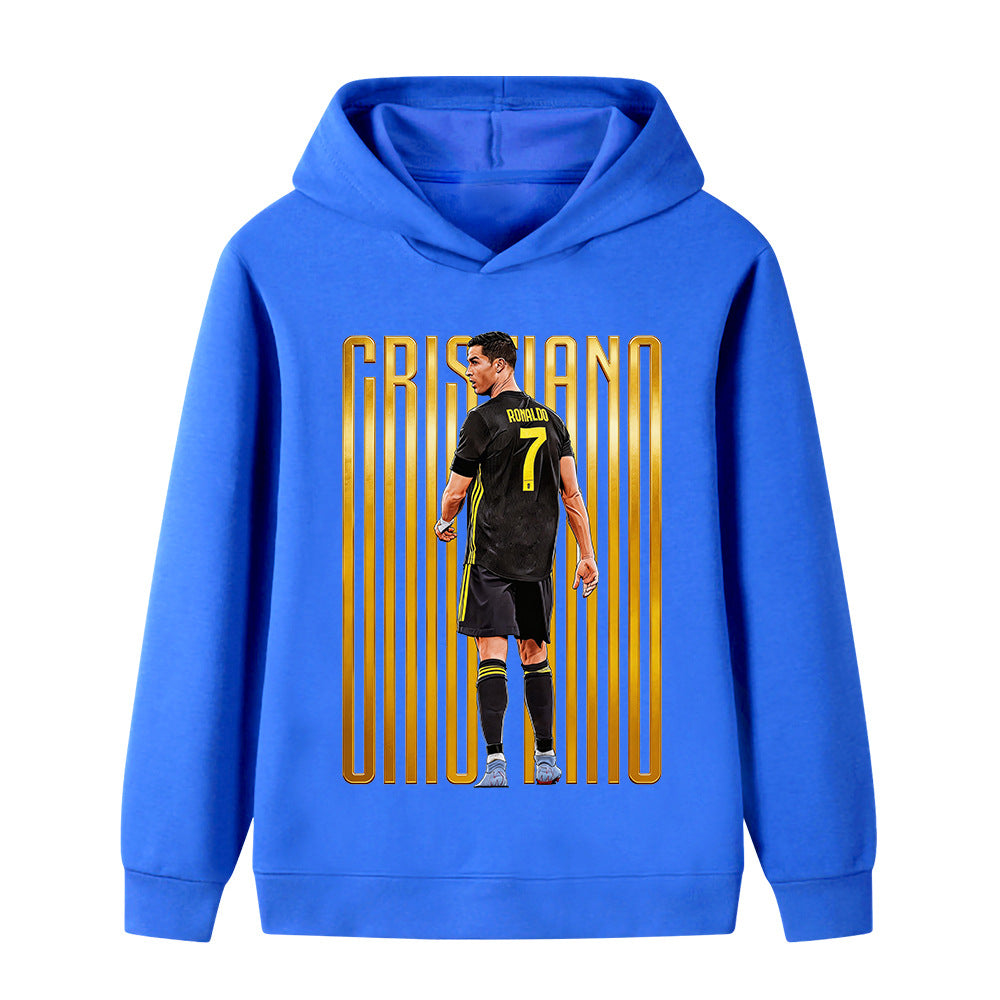 Felpa con cappuccio da calcio per bambini Ronaldo – Varianti multiple