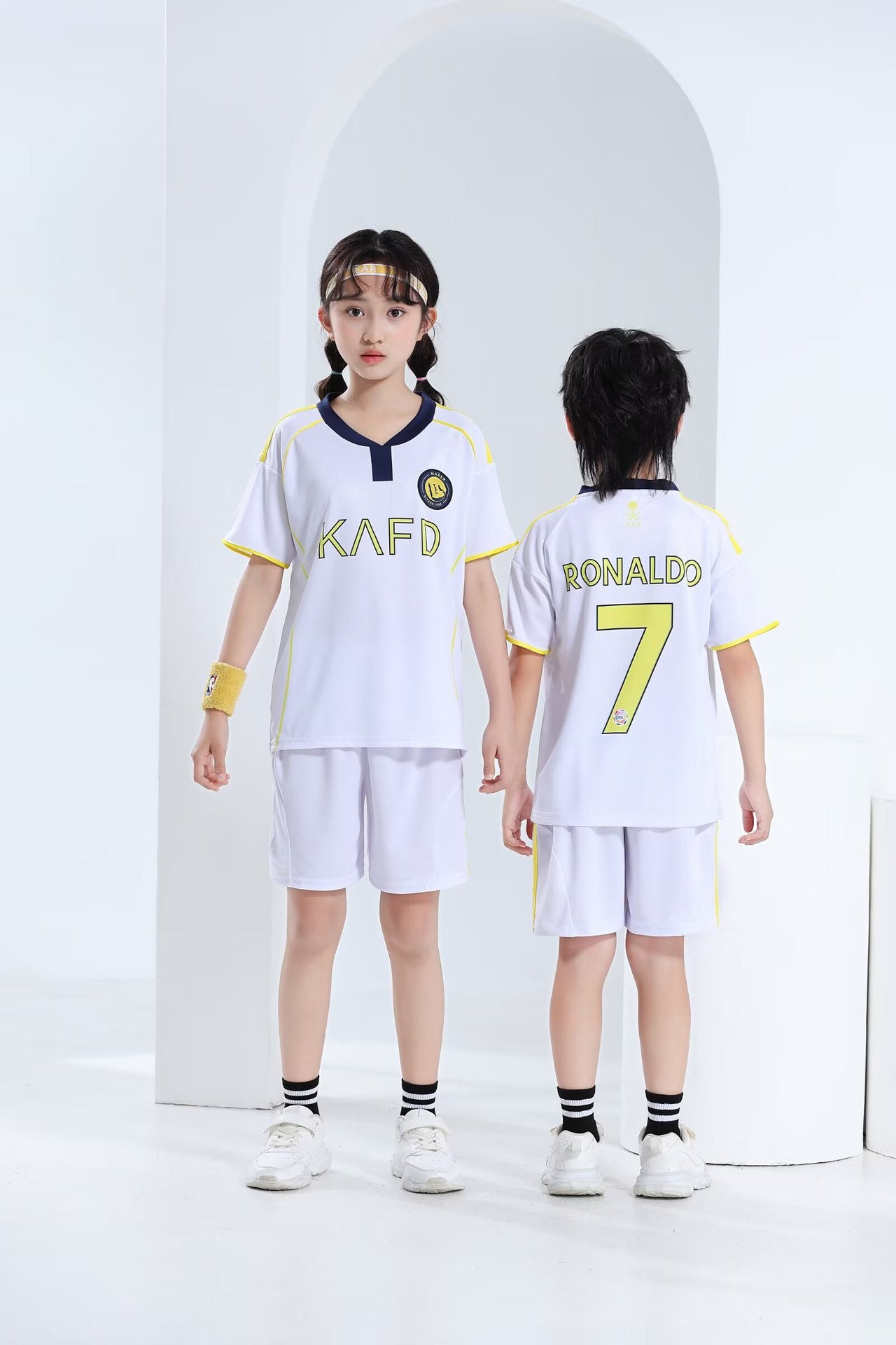 Kids’ Football Jersey & Shorts Set Al Nassr - Cristiano Ronaldo