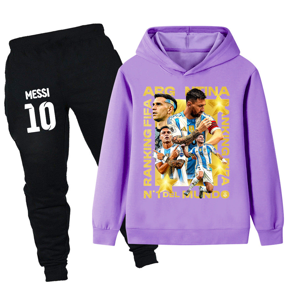 Lionel Messi Argentina Kids’ Tracksuit Set – Multiple Colors
