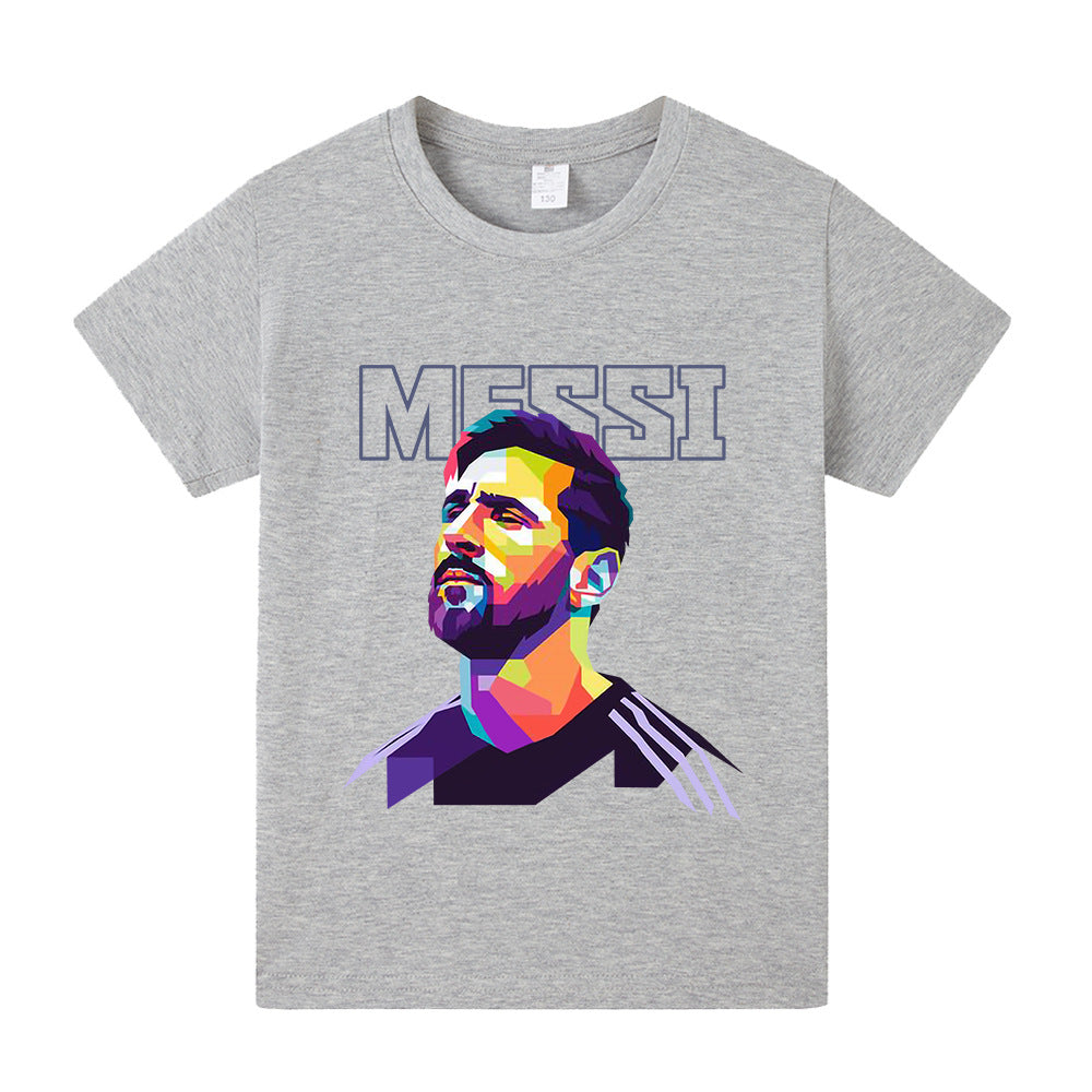 Maglietta da calcio per bambini con design Messi – Varianti multiple