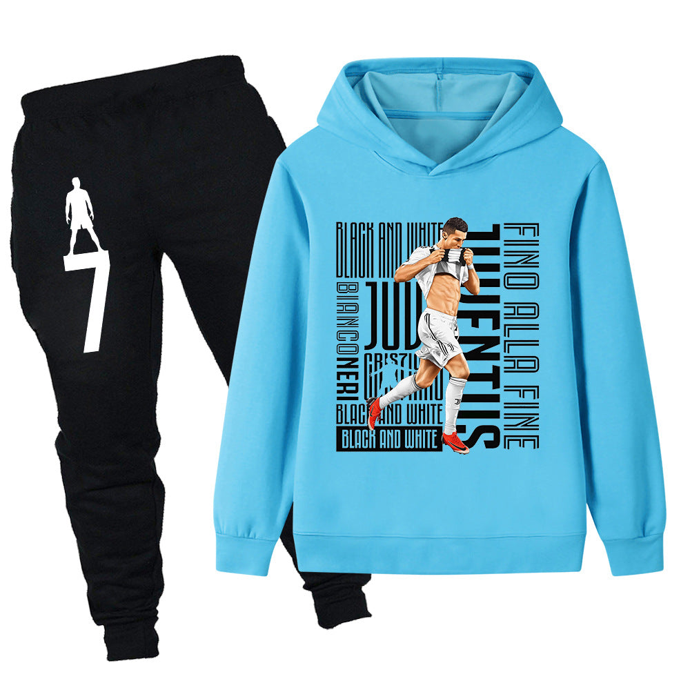 Cristiano Ronaldo Juventus Kids’ Tracksuit Set – Multiple Colors