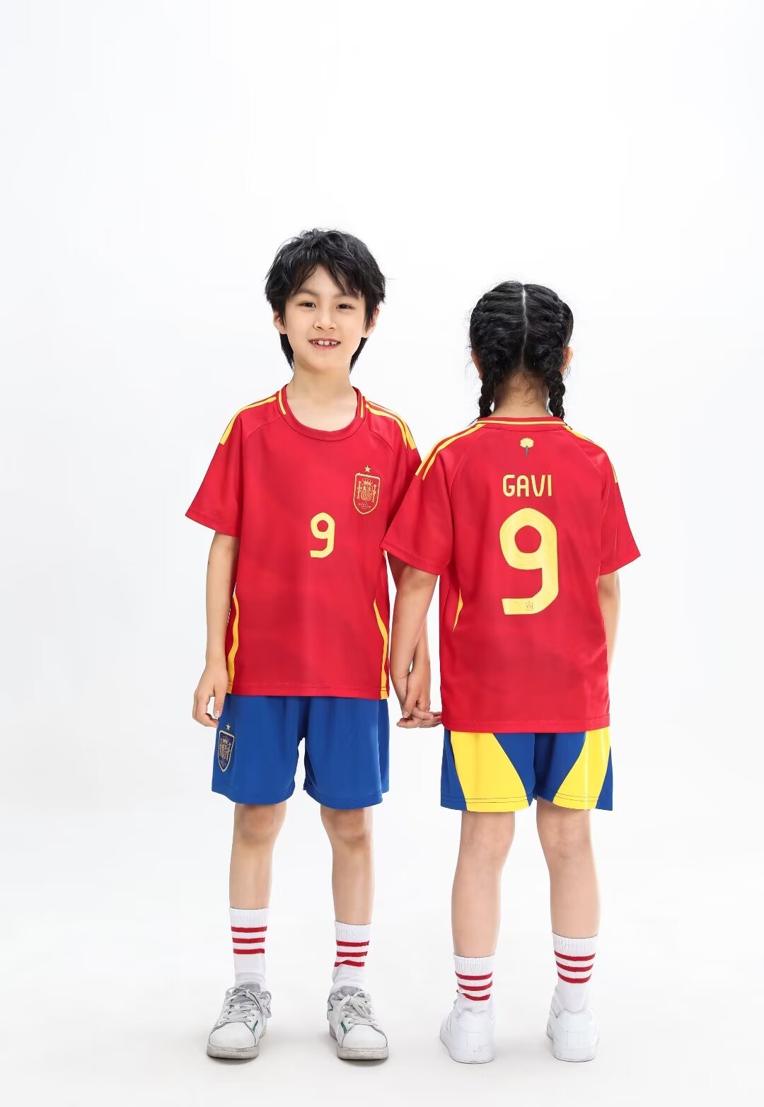Kids’ Football Jersey & Shorts Set Spain - Gavi