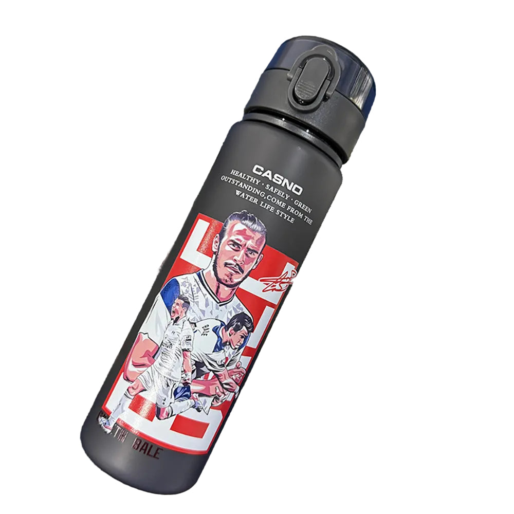 Ronaldo Messi sports frosted water bottle - multiple options