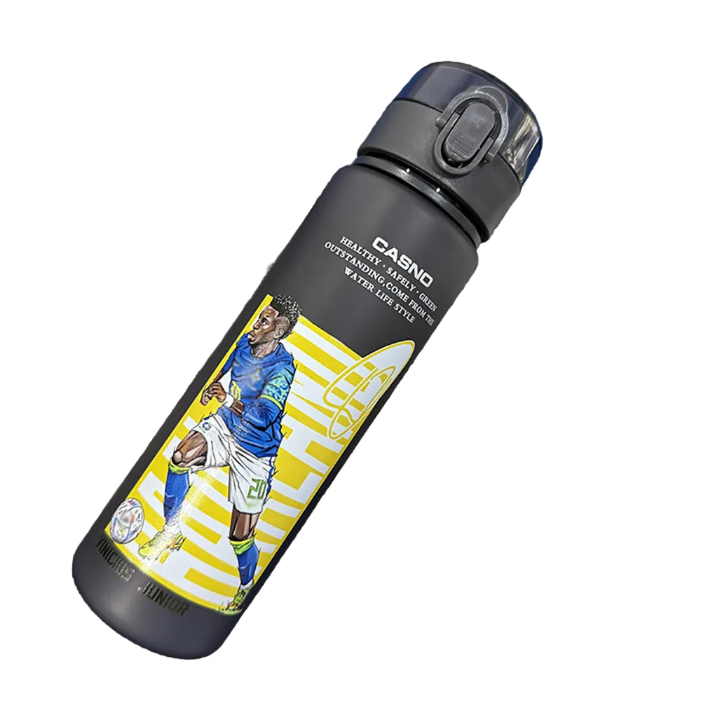 Ronaldo Messi sports frosted water bottle - multiple options