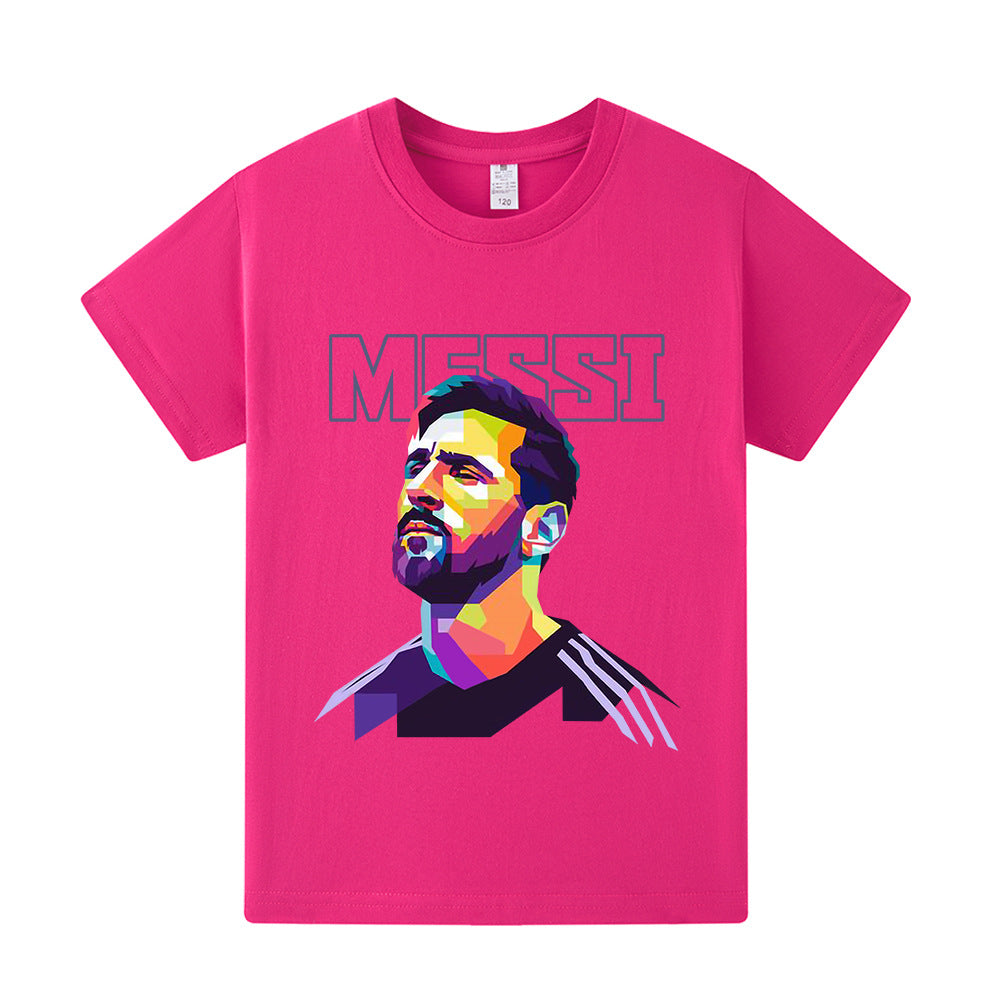 Maglietta da calcio per bambini con design Messi – Varianti multiple