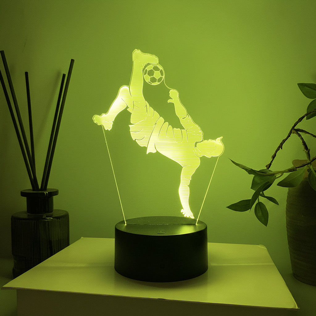 3D Illusion Football LED Lamp