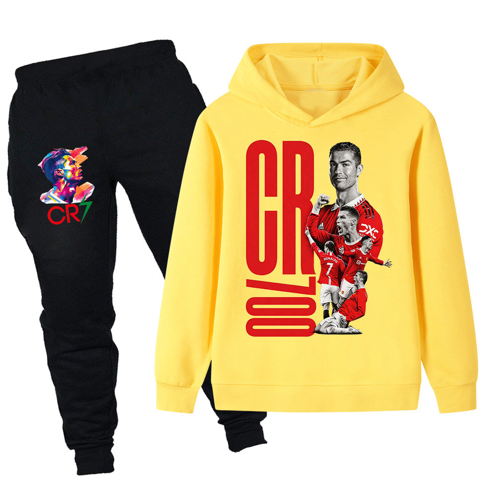 Cristiano Ronaldo Manchester United Kids’ Tracksuit Set – Multiple Colors