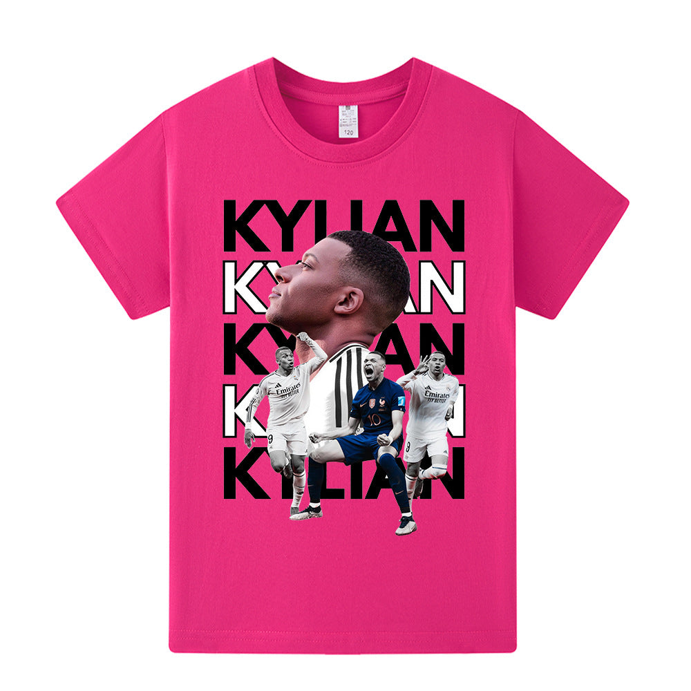 T-shirt de Futebol Kylian Mbappe para Crianças – Várias Variedades