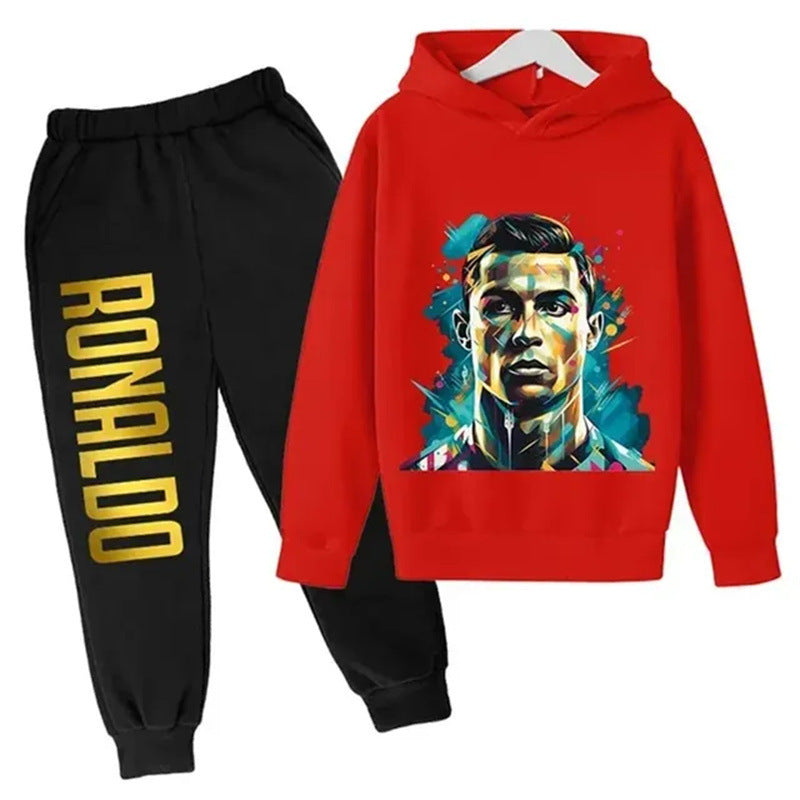 Cristiano Ronaldo Style Kids’ Tracksuit Set – Multiple Colours