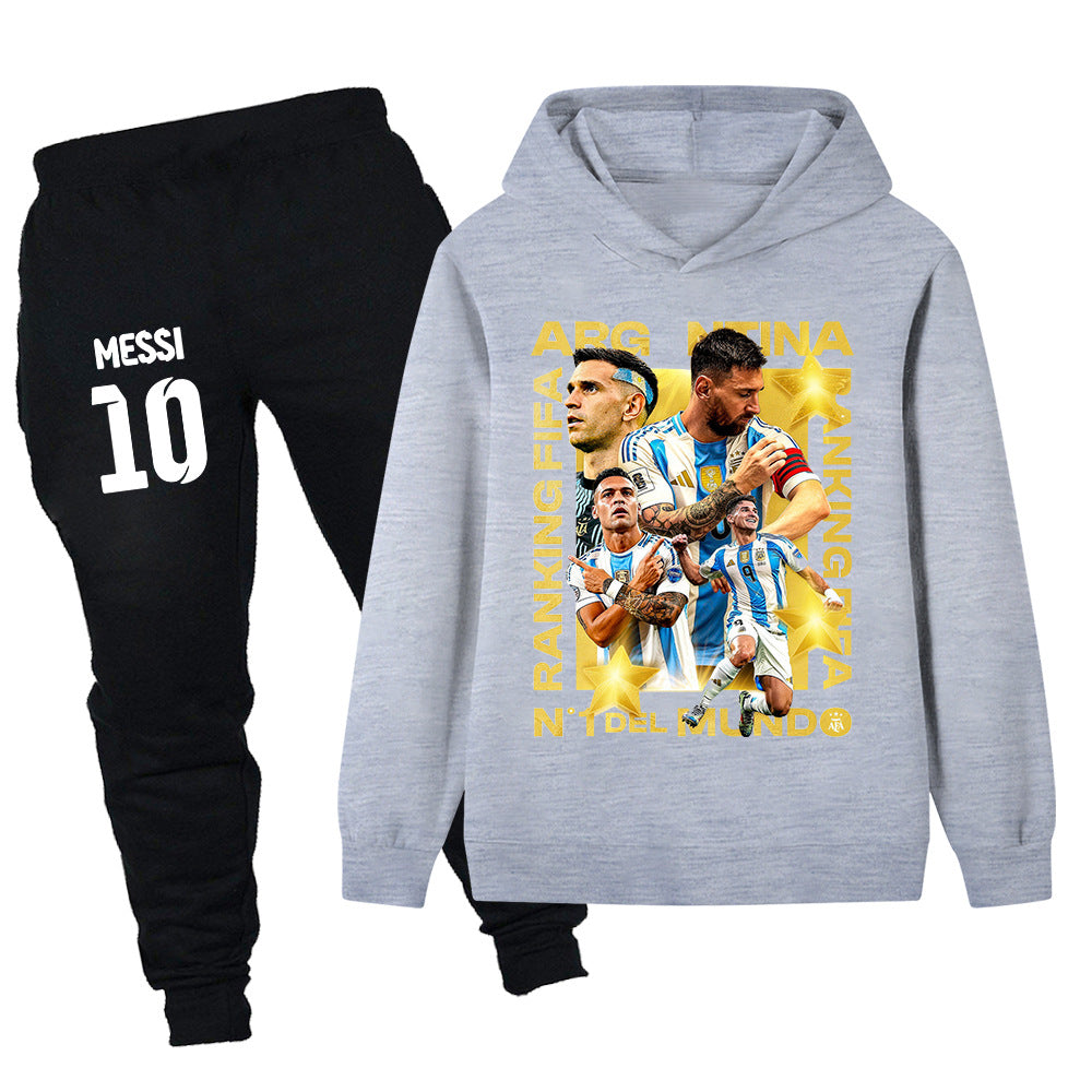 Lionel Messi Argentina Kids’ Tracksuit Set – Multiple Colors