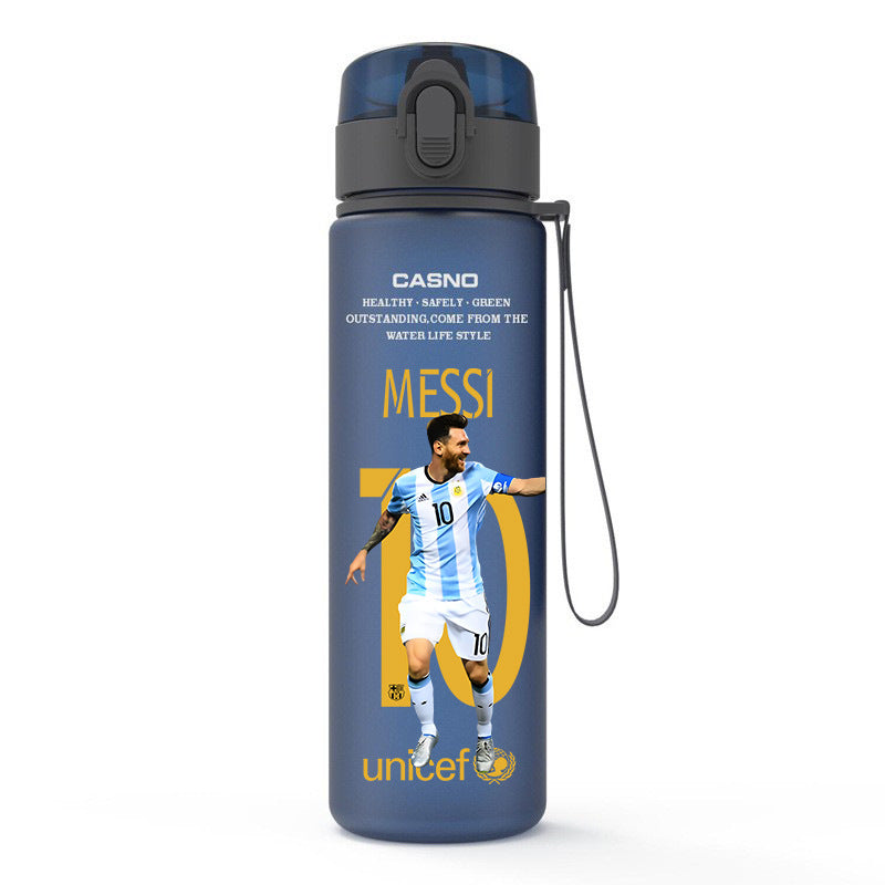 Messi Ronaldo Neymar football World Cup water bottle - multiple options