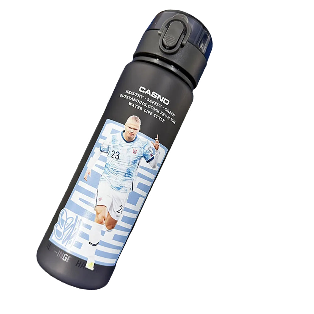 Ronaldo Messi sports frosted water bottle - multiple options