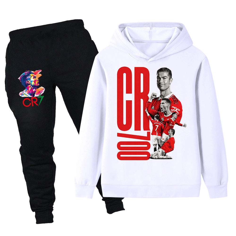 Cristiano Ronaldo Manchester United Kids’ Tracksuit Set – Multiple Colors