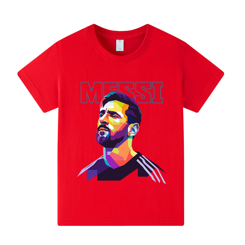 Maglietta da calcio per bambini con design Messi – Varianti multiple