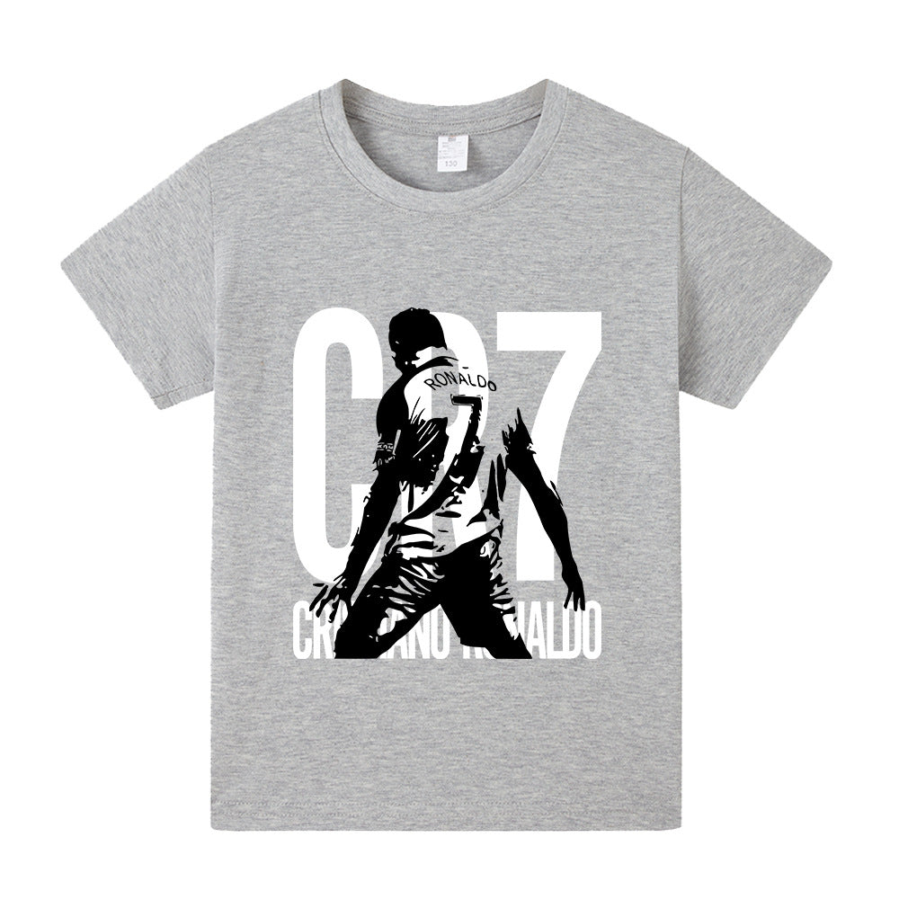 Maglietta da calcio per bambini con design Cristiano Ronaldo – Varianti multiple